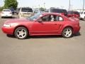 1999 Laser Red Metallic Ford Mustang V6 Coupe  photo #9