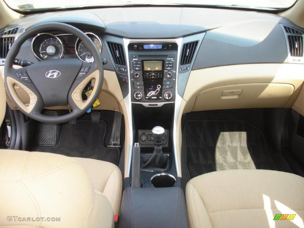 2011 Hyundai Sonata GLS Camel Dashboard Photo #49875600