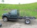 Forest Green Metallic 2011 Ford F350 Super Duty XL Regular Cab 4x4 Chassis Exterior