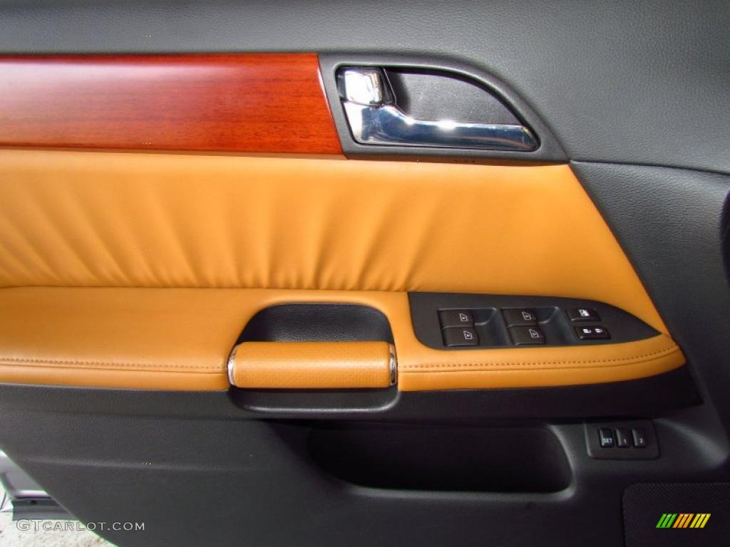 2007 Infiniti M 35 Sedan Bourbon Door Panel Photo #49876244