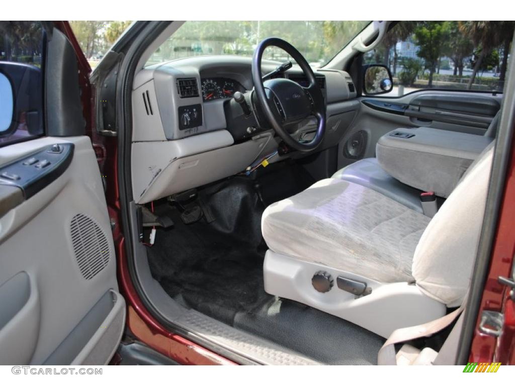 Medium Graphite Interior 1999 Ford F350 Super Duty XLT SuperCab 4x4 Photo #49876331