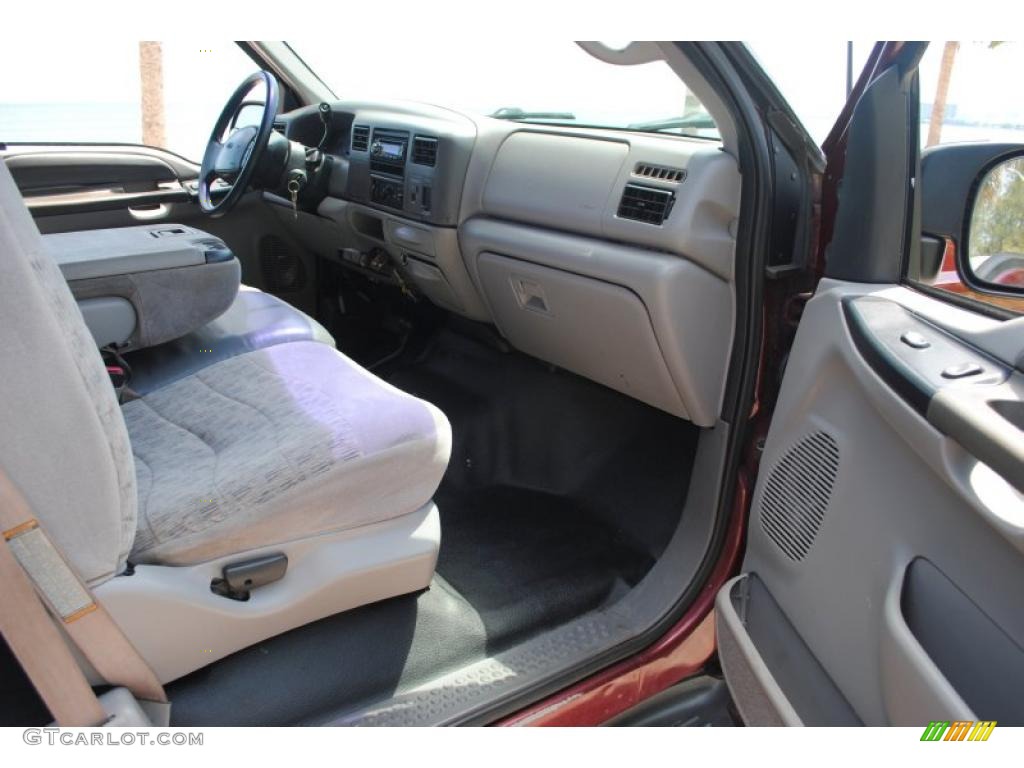 Medium Graphite Interior 1999 Ford F350 Super Duty XLT SuperCab 4x4 Photo #49876349