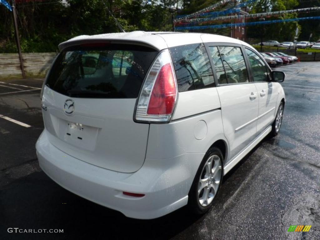 2008 MAZDA5 Sport - Crystal White / Sand photo #5