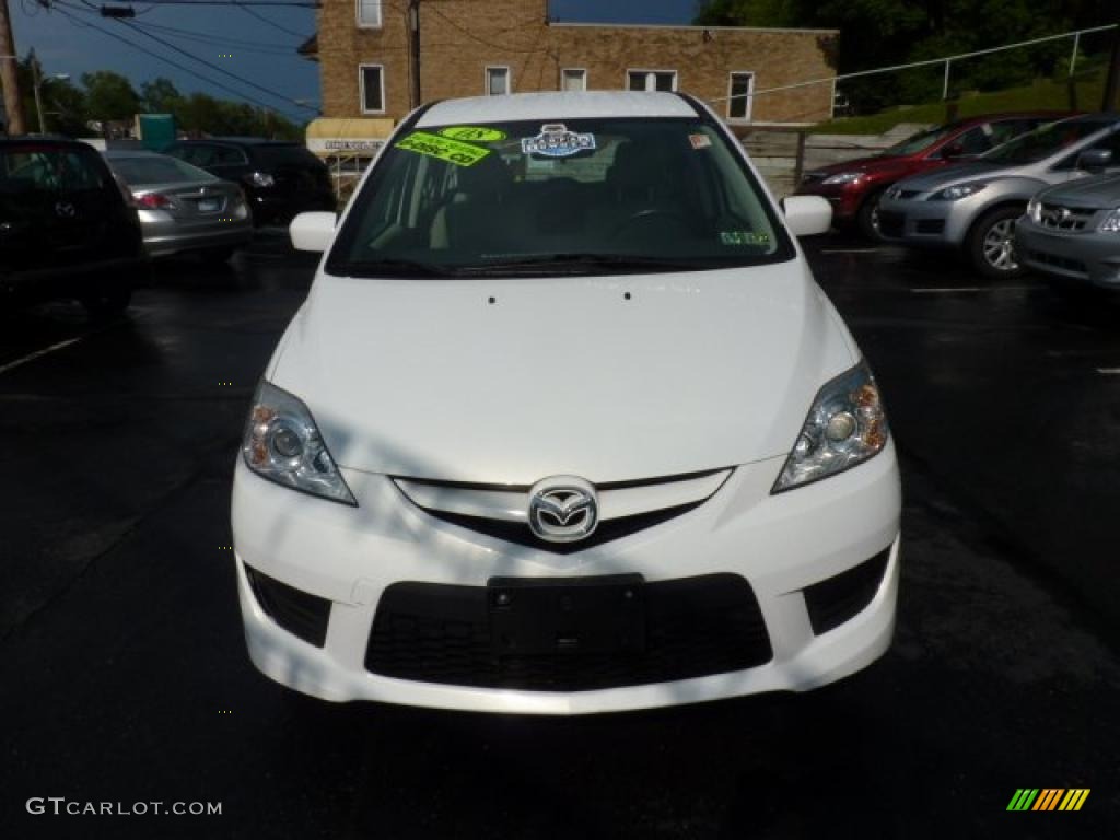 2008 MAZDA5 Sport - Crystal White / Sand photo #11