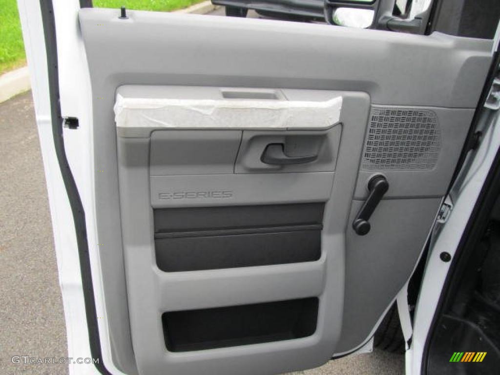 2011 Ford E Series Cutaway E350 Commercial Utility Truck Medium Flint Door Panel Photo #49877417