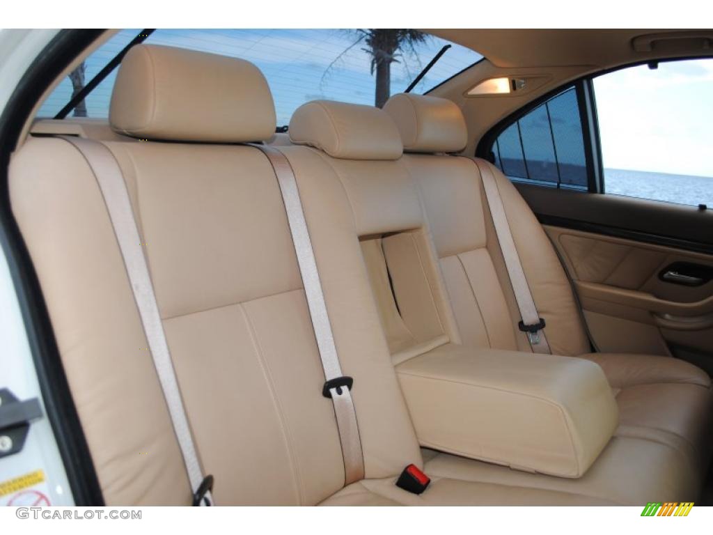 Sand Interior 2002 BMW 5 Series 540i Sedan Photo #49877579
