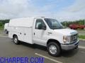 Oxford White 2011 Ford E Series Cutaway E350 Commercial Utility Truck