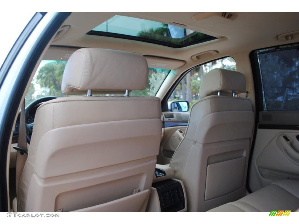Sand Interior 2002 BMW 5 Series 540i Sedan Photo #49877594