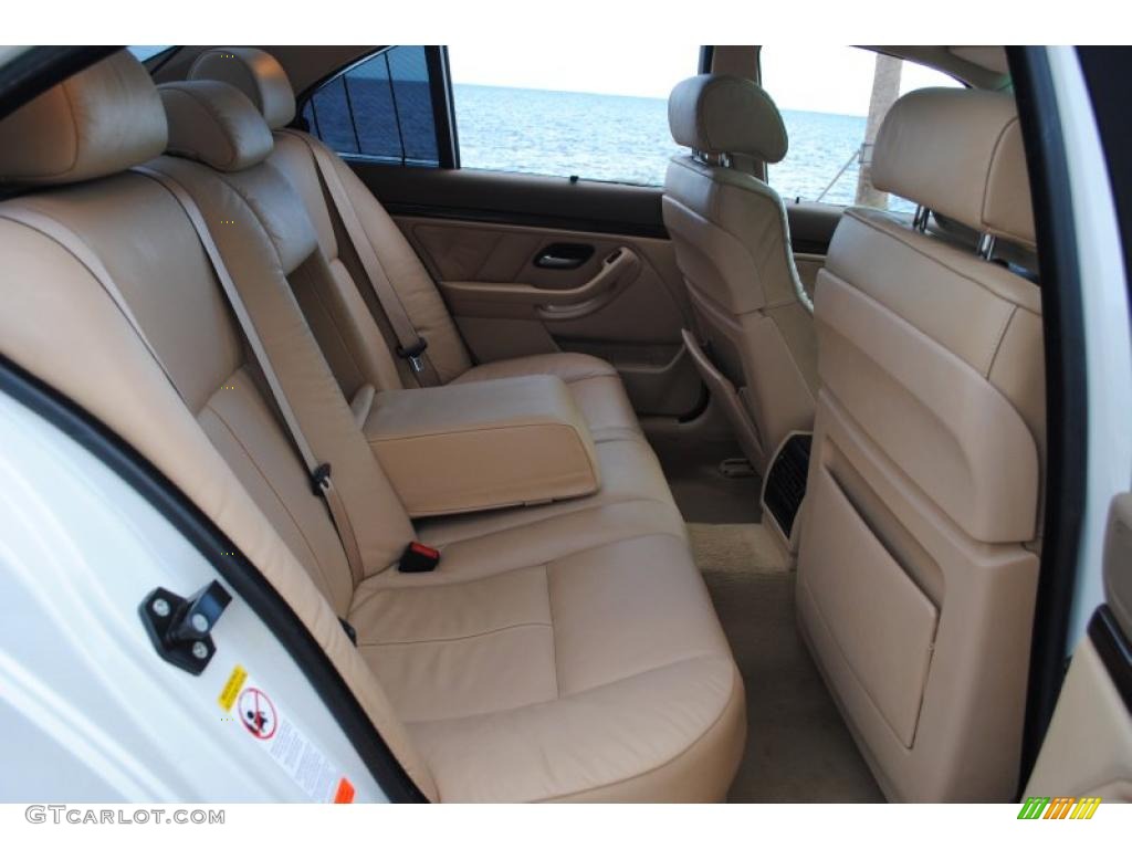 Sand Interior 2002 BMW 5 Series 540i Sedan Photo #49877624