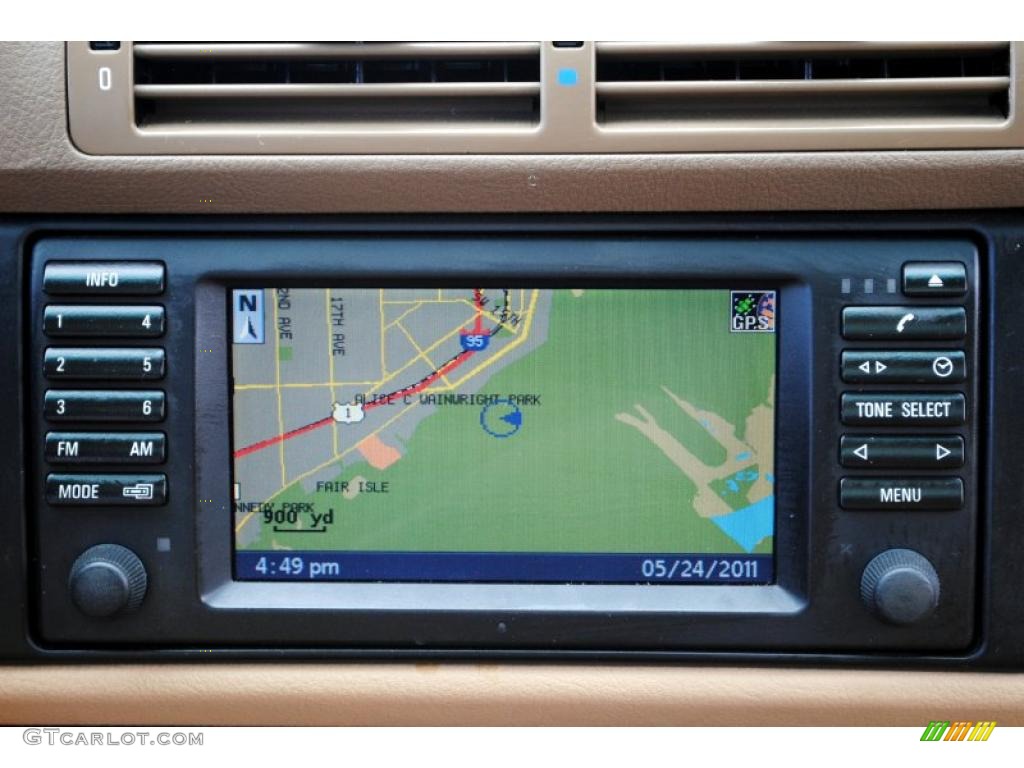 2002 BMW 5 Series 540i Sedan Navigation Photo #49877690