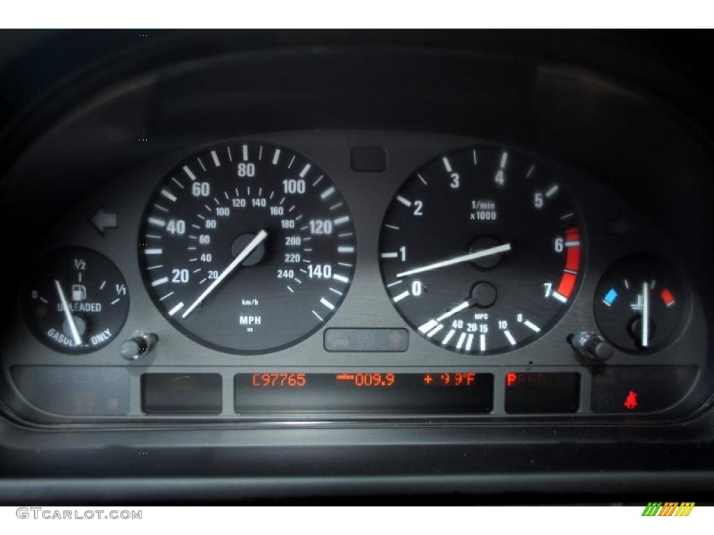 2002 BMW 5 Series 540i Sedan Gauges Photo #49877720