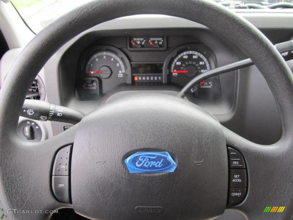 2011 Ford E Series Cutaway E350 Commercial Utility Truck Medium Flint Steering Wheel Photo #49877834