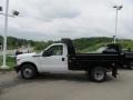 2011 Oxford White Ford F350 Super Duty XL Regular Cab Chassis Dump Truck  photo #7