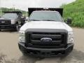 2011 Oxford White Ford F350 Super Duty XL Regular Cab Chassis Dump Truck  photo #9