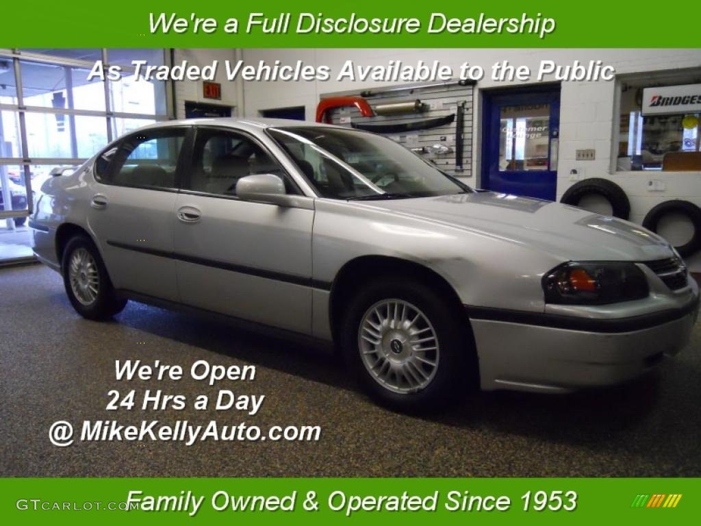 2001 Impala  - Galaxy Silver Metallic / Medium Gray photo #1