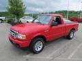 Torch Red 2010 Ford Ranger XLT Regular Cab Exterior