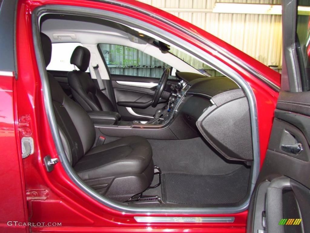 Ebony Interior 2008 Cadillac CTS Sedan Photo #49879562