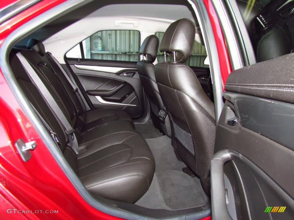 Ebony Interior 2008 Cadillac CTS Sedan Photo #49879586