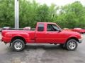 2000 Bright Red Ford Ranger XLT SuperCab 4x4  photo #4