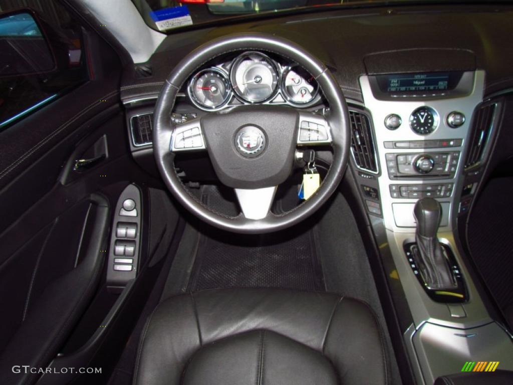 2008 Cadillac CTS Sedan Ebony Dashboard Photo #49879646