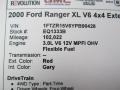 2000 Bright Red Ford Ranger XLT SuperCab 4x4  photo #14