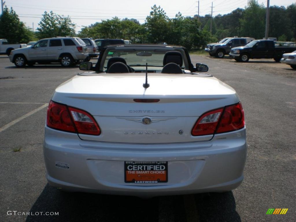 2010 Sebring Touring Convertible - Bright Silver Metallic / Dark Slate Gray photo #6