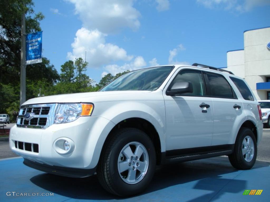 White Suede Ford Escape