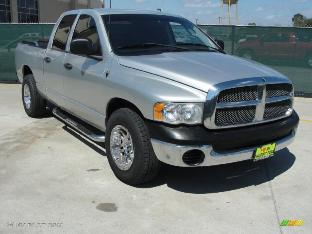 Bright Silver Metallic Dodge Ram 1500