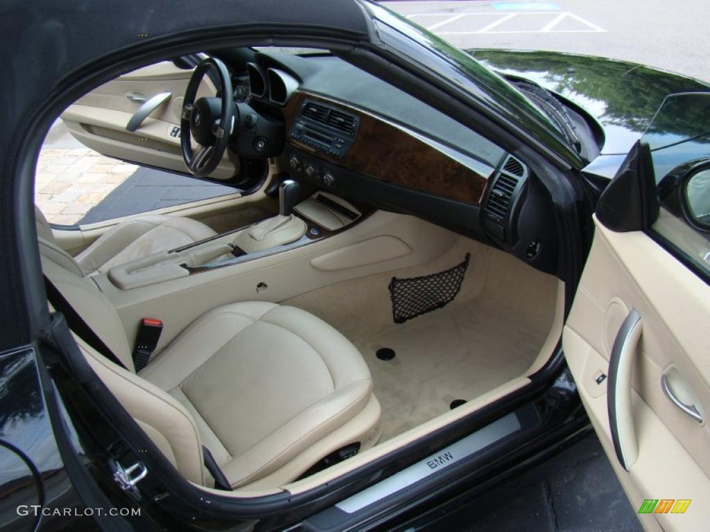 Beige Interior 2006 BMW Z4 3.0i Roadster Photo #49883045