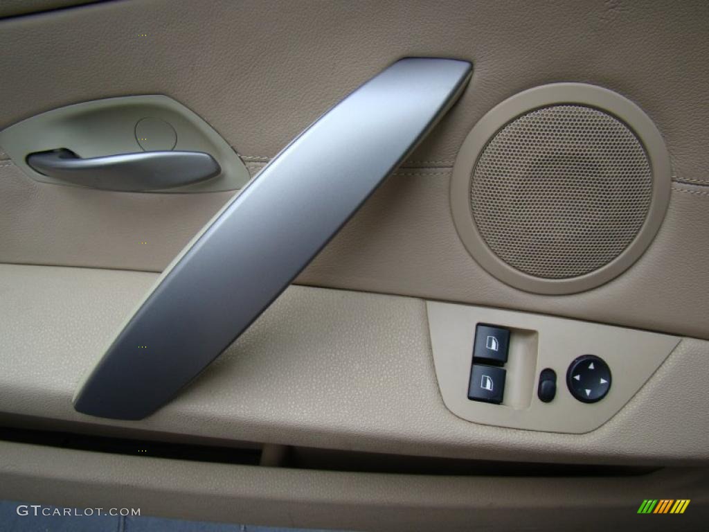2006 BMW Z4 3.0i Roadster Beige Door Panel Photo #49883135