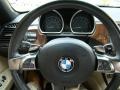 Beige 2006 BMW Z4 3.0i Roadster Steering Wheel