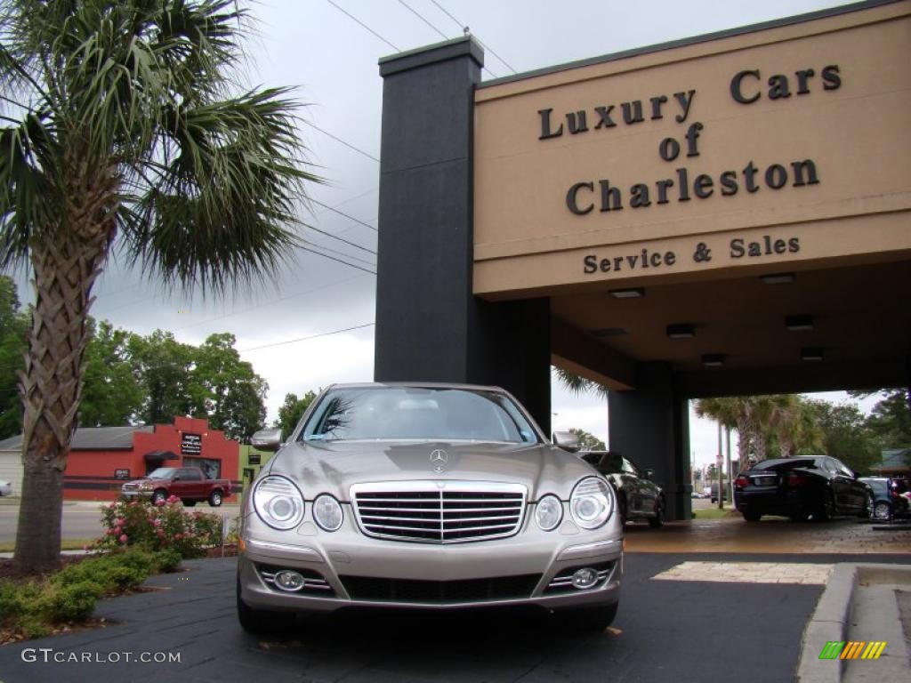 2008 E 350 Sedan - Pewter Metallic / Black photo #2