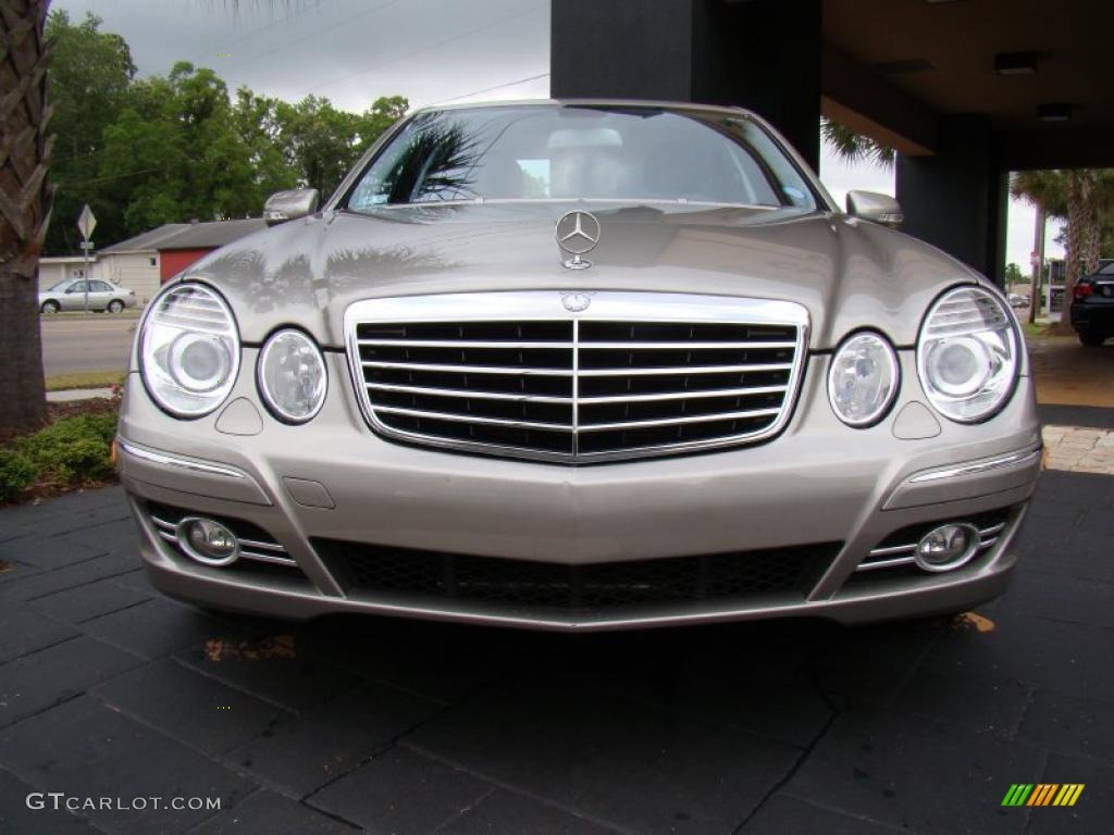 2008 E 350 Sedan - Pewter Metallic / Black photo #3