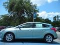 2012 Frosted Glass Metallic Ford Focus SEL 5-Door  photo #2
