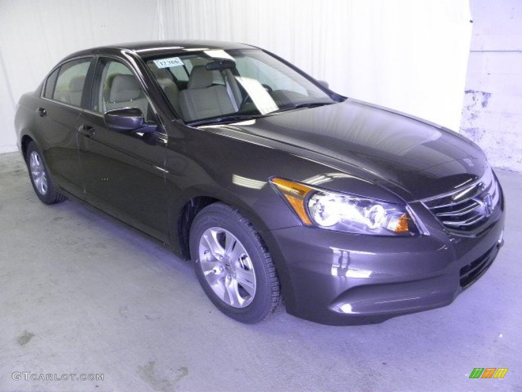 2011 Accord LX-P Sedan - Dark Amber Metallic / Ivory photo #1