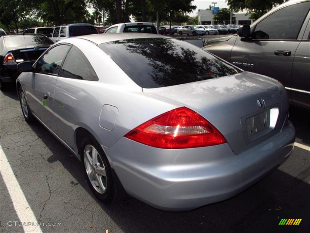 2003 Accord EX Coupe - Satin Silver Metallic / Black photo #3