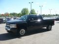 2010 Black Chevrolet Silverado 1500 LS Extended Cab 4x4  photo #2