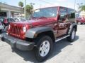 Red Rock Crystal Pearl 2008 Jeep Wrangler X 4x4 Exterior