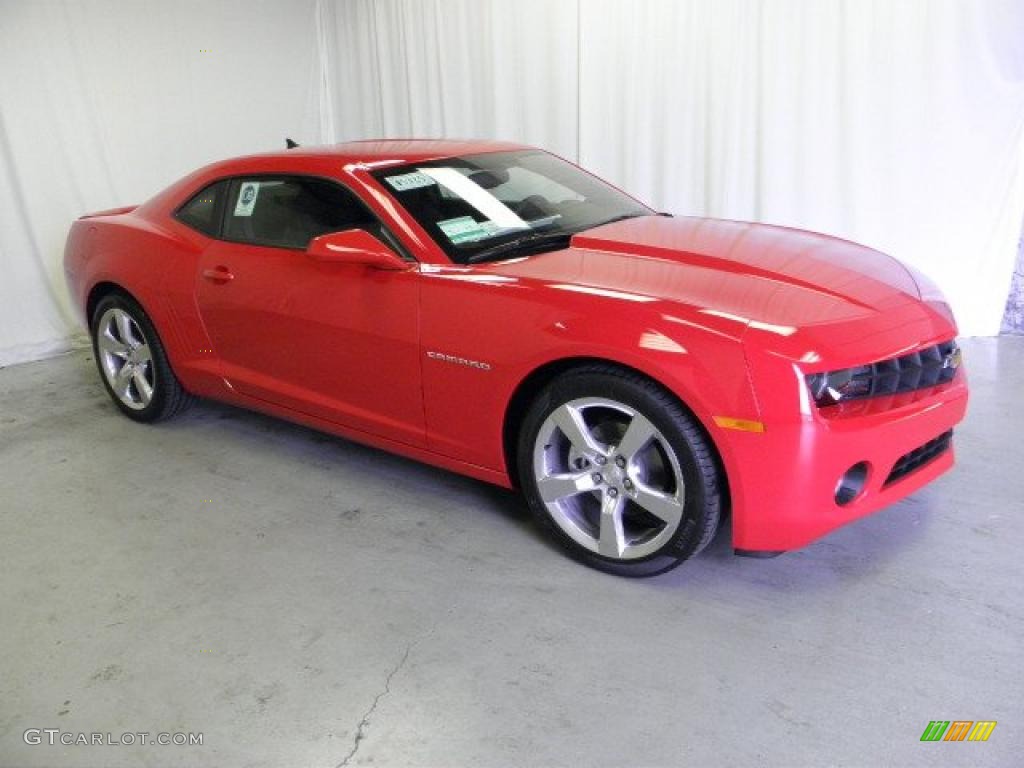 2011 Camaro LT/RS Coupe - Victory Red / Black photo #1