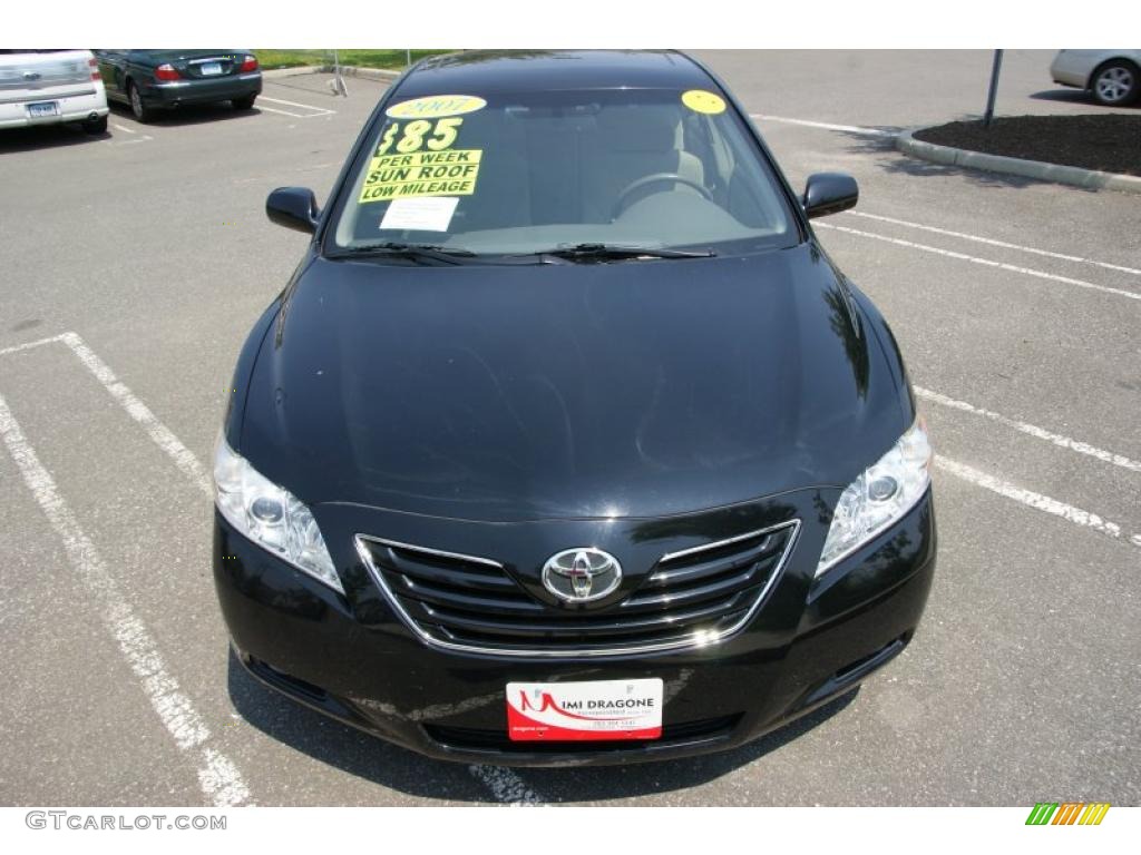 2007 Camry XLE - Black / Ash photo #2