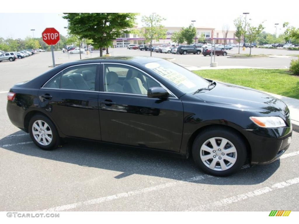 2007 Camry XLE - Black / Ash photo #3