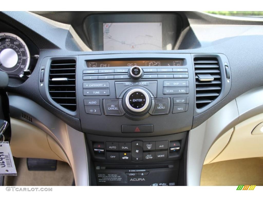 2009 TSX Sedan - Crystal Black Pearl / Parchment photo #14