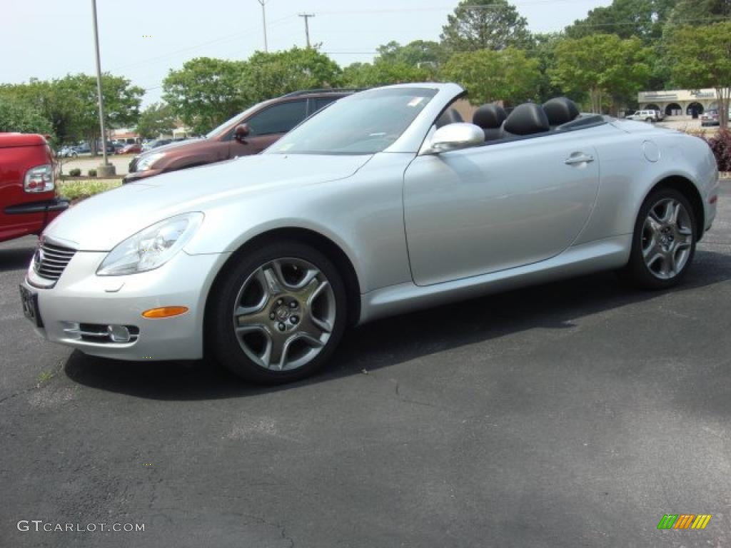 2008 SC 430 Convertible - Mercury Metallic / Black photo #6