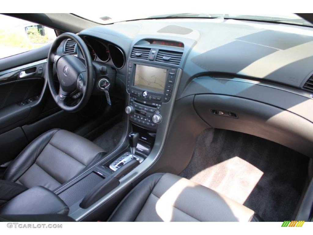 Ebony Silver Interior 2007 Acura Tl 3 5 Type S Photo