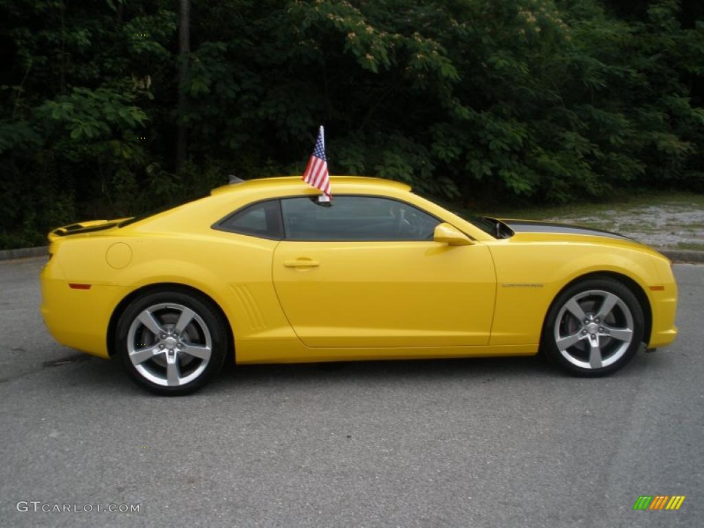 Rally Yellow 2010 Chevrolet Camaro SS/RS Coupe Exterior Photo #49889153