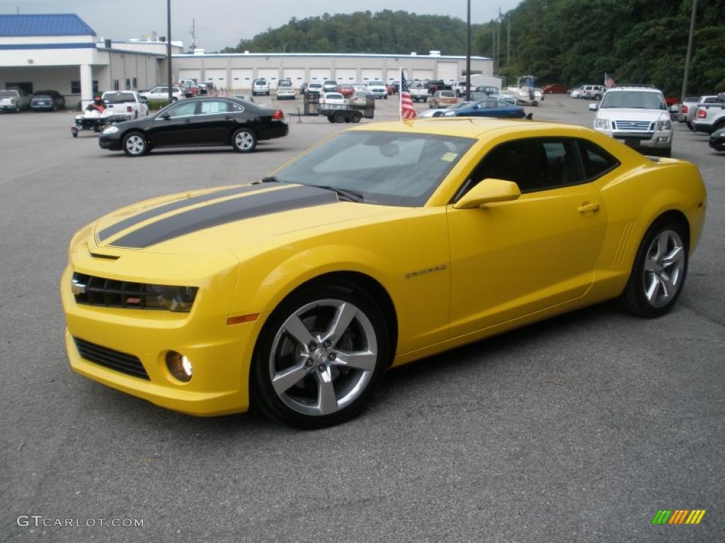 Rally Yellow 2010 Chevrolet Camaro SS/RS Coupe Exterior Photo #49889231