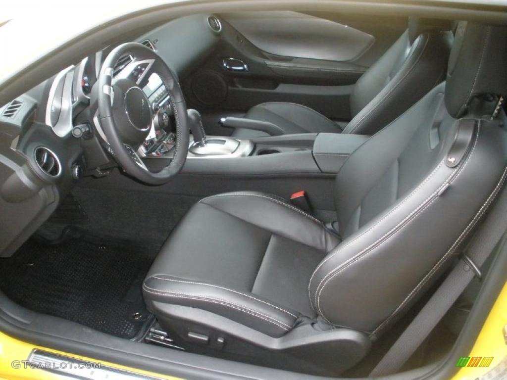 Black Interior 2010 Chevrolet Camaro SS/RS Coupe Photo #49889327