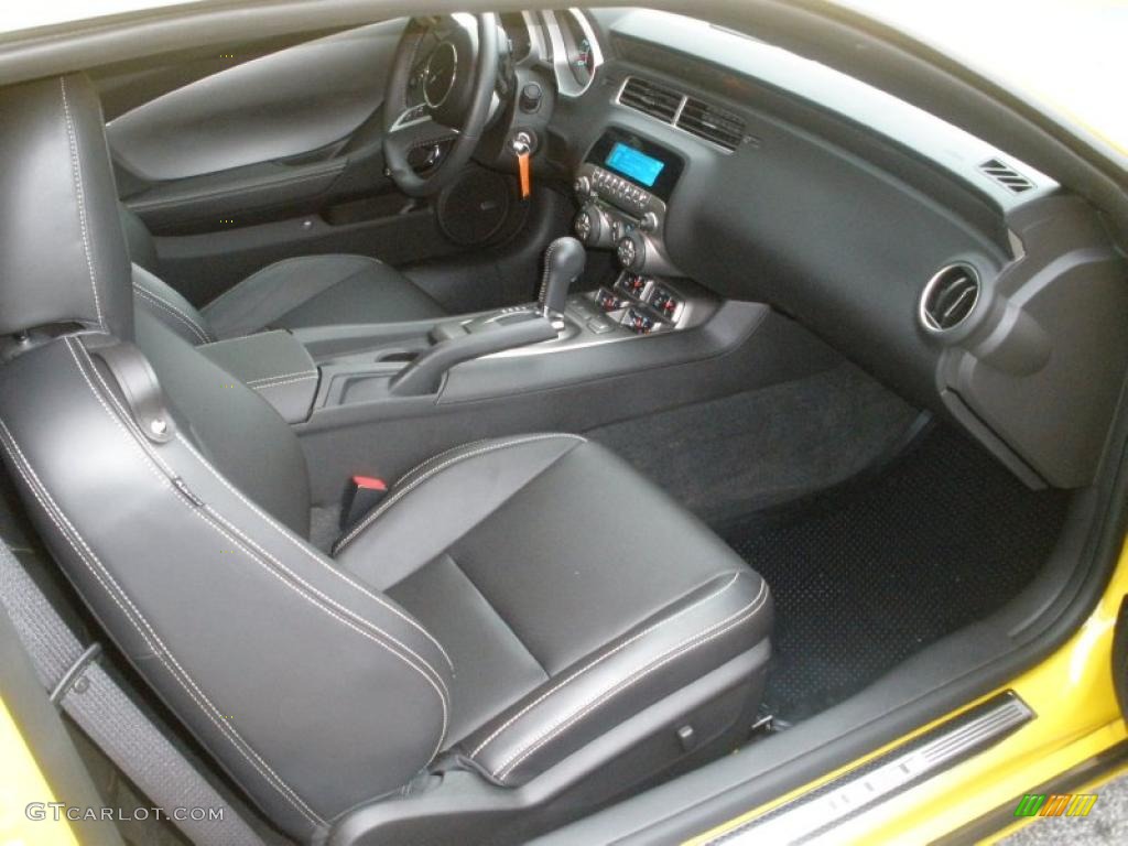Black Interior 2010 Chevrolet Camaro SS/RS Coupe Photo #49889372