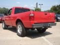 2000 Bright Red Ford Ranger XLT Regular Cab  photo #5