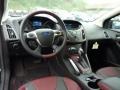2012 Ford Focus Tuscany Red Leather Interior Prime Interior Photo